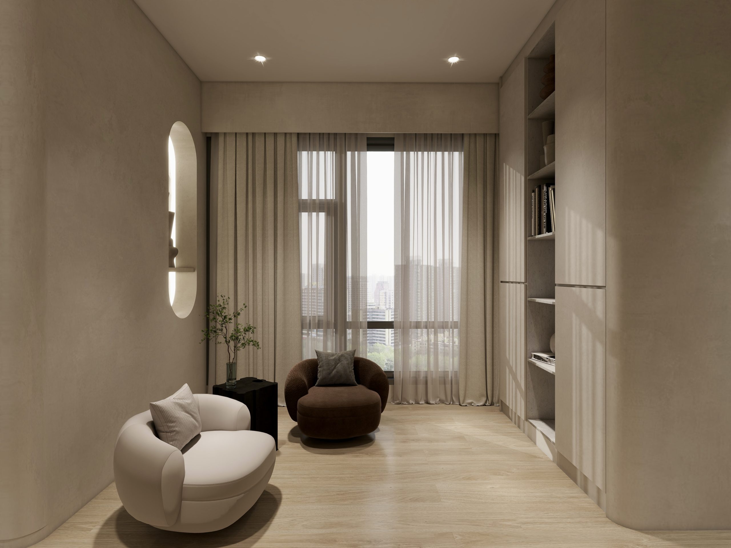 Wabi-Sabi Interior Design, Cream Theme 8 Wabi-Sabi Interior Design, Cream Theme, Singapore renovations