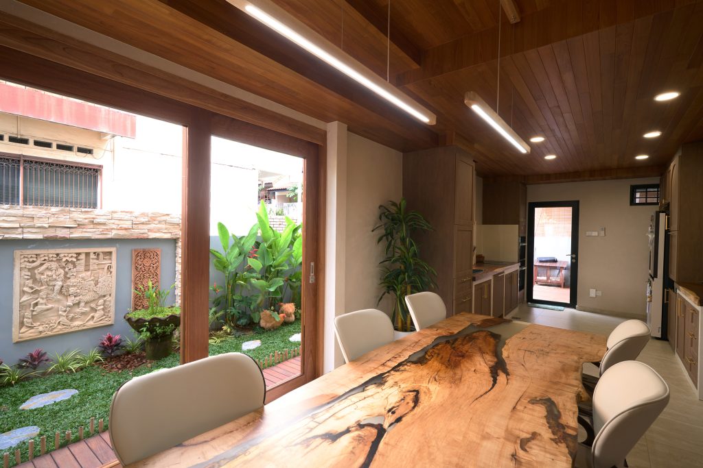 dining room renovation for landed property in singapore
