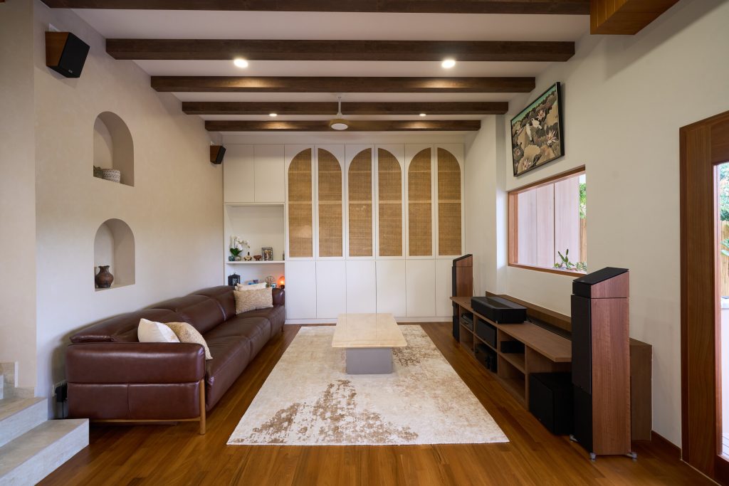 living room renovation for landed property singapore