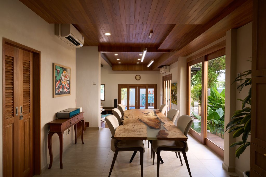 dining room renovation for landed property in singapore