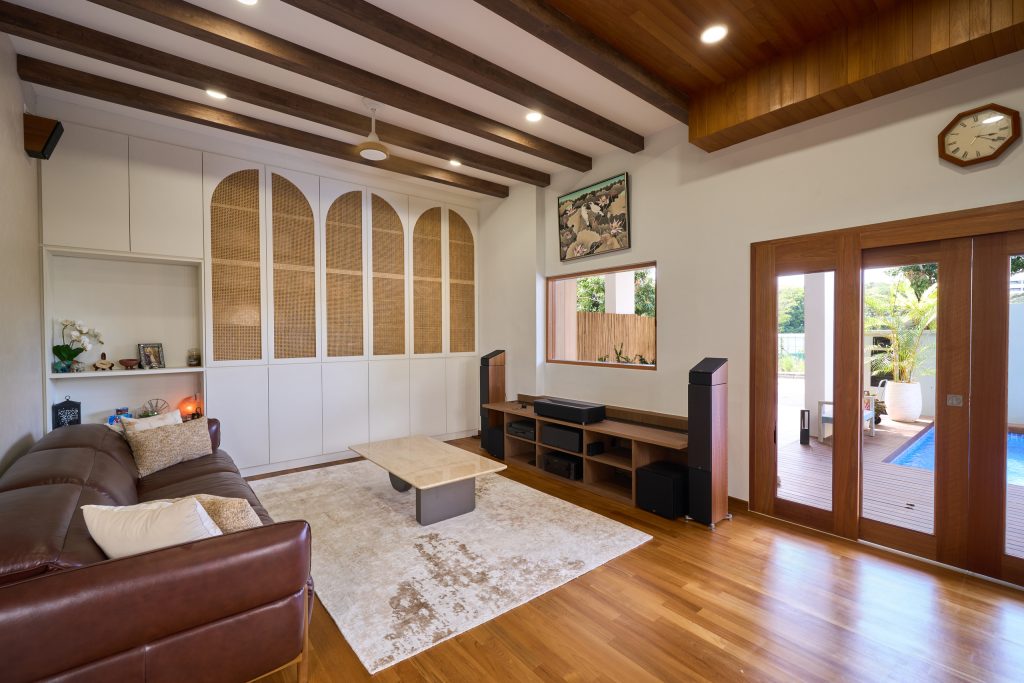 living room renovation for landed property singapore