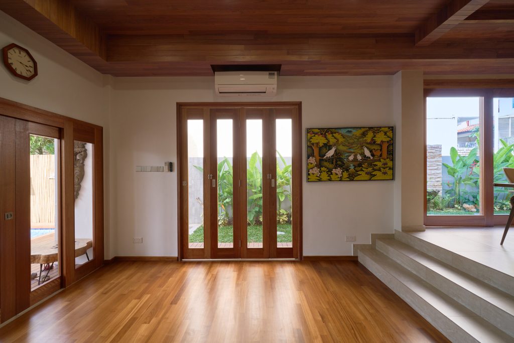 living room renovation for landed property singapore